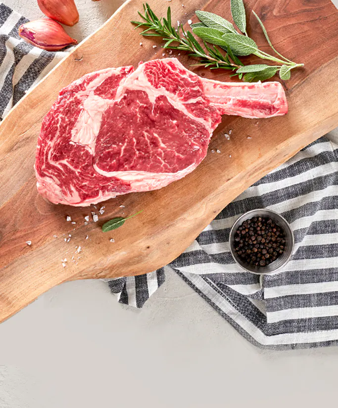 French cut rib-eye