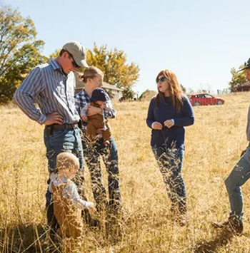 Lucinda and farmers