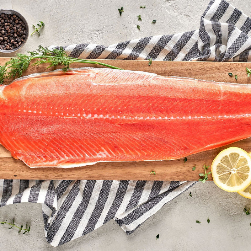 Large sockeye salmon